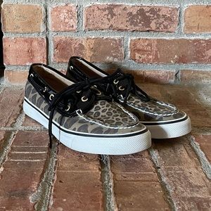 Sperry Top-Sider 9771577 Biscayne Leopard Cheetah Boat Shoes